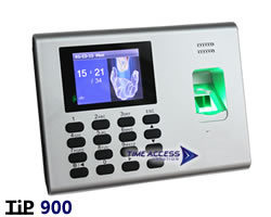 TIP900 เครื่องสแกนลายนิ้วมือ ราคาประหยัดคำนวณเวลาทำงานได้ในตัว ต่อสาย LAN ได้