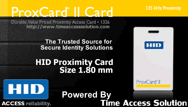 HID ProxCard II ѵ HID Ẻ˹ Ҵ 1.8 mm  Ҥ Ѵ