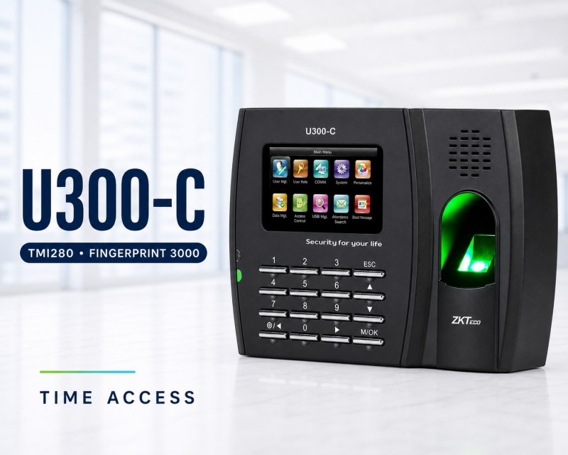 U300-C , TMI280 , K28 เครื่องสแกนนิ้วบันทึกเวลาจาก ZKTeco