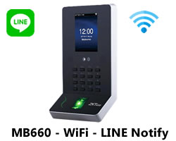 MB660 เครื่องสแกนใบหน้า เชื่อมต่อระบบ Wifi