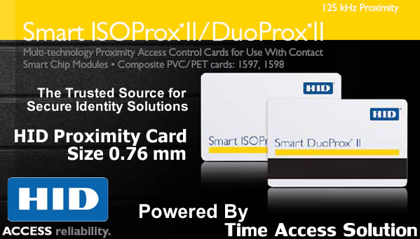 HID Smart ISO Prox II - บัตร HID Proximity แบบ บาง