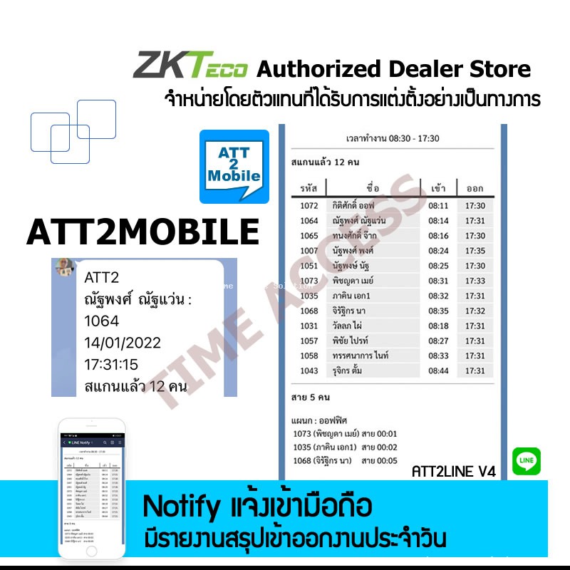 MB10-VL เครื่องบันทึกเวลาแบบสแกนใบหน้าและลายนิ้วมือ - รูปที่ 2