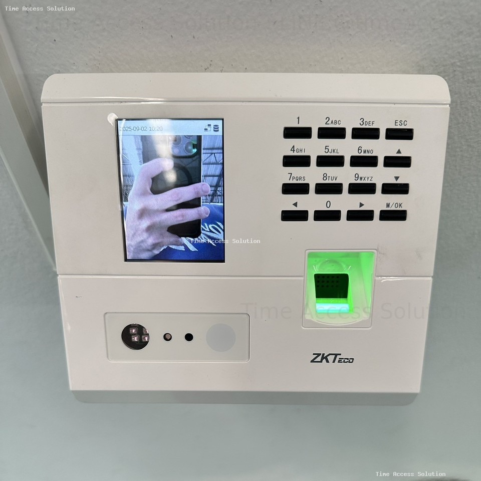 MB10-VL เครื่องบันทึกเวลาแบบสแกนใบหน้าและลายนิ้วมือ - รูปที่ 8