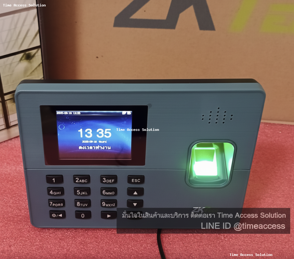 รีวิวเมนู ZKTeco K60-ID แนะนำเมนูเครื่องสแกนนิ้วและบัตร ใช้งานง่าย เข้าใจไวในไม่กี่นาที