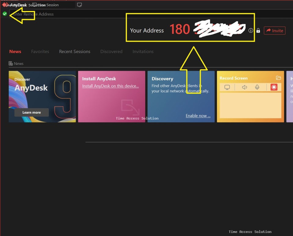 วิธีการใช้งานโปรแกรม AnyDesk (สำหรับรับการบริการ)